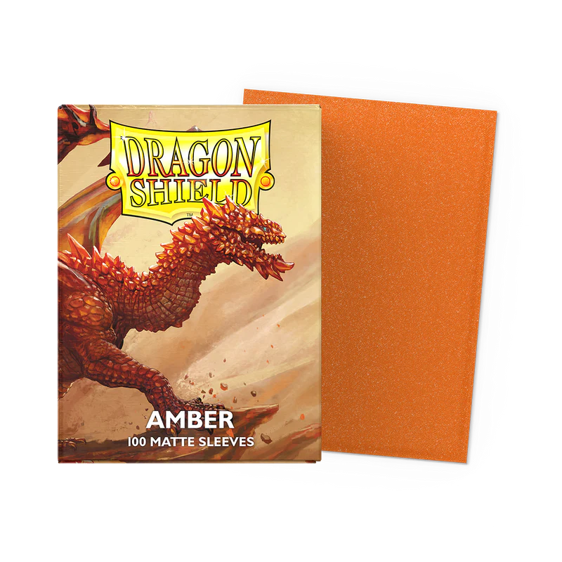 Matte Sleeves – Dragonshield – Amber