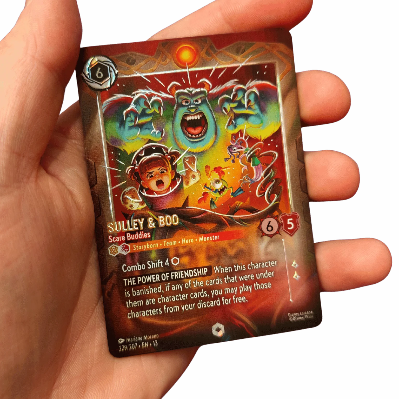 Photo of Sulley & Boo – Scare Buddies – Enchanted (Lorcana card)
