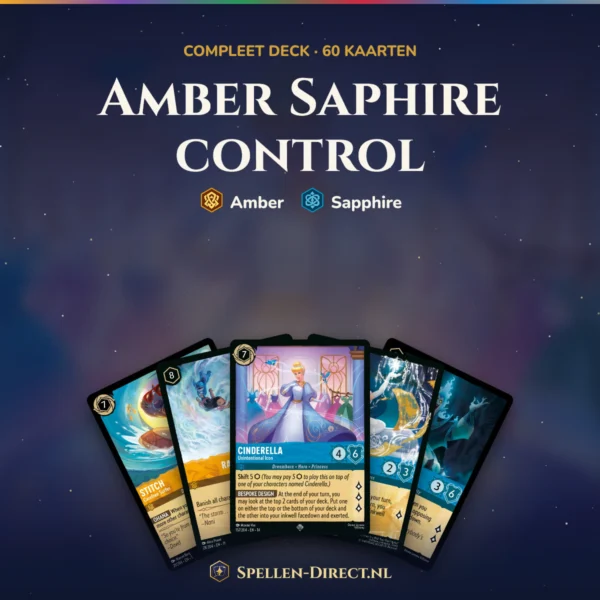 Amber Sapphire control – complete Lorcana deck