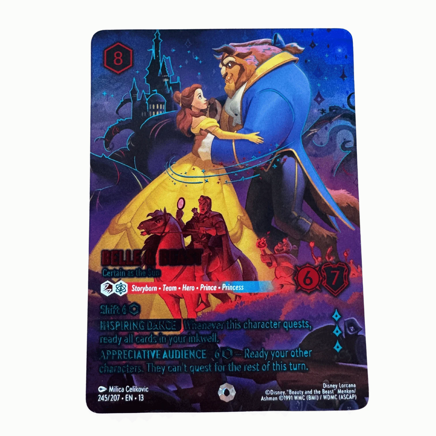 Photo of Belle & Beast – Certain as the Sun – Iconic (Lorcana card)
