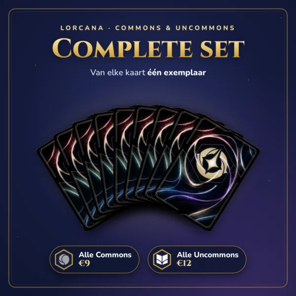 Komplettes Set: alle Commons oder Uncommons