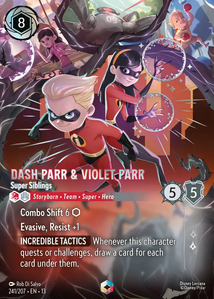 Dash Parr & Violet Parr - Super Siblings - Enchanted