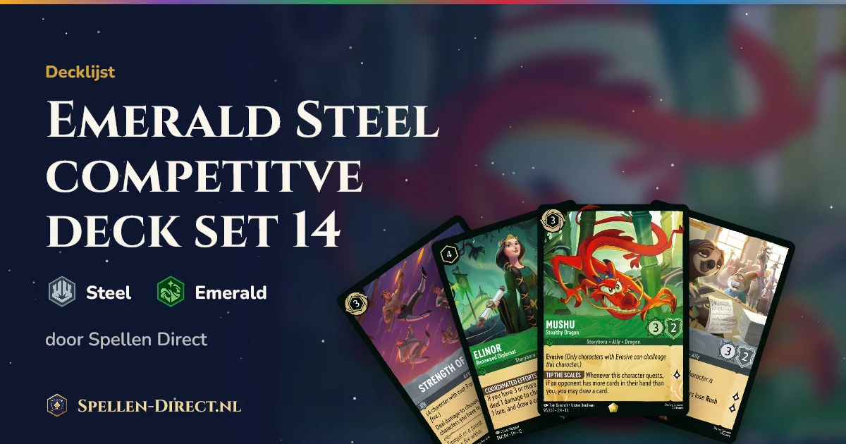 Deck list: Emerald Steel competitive deck set 14