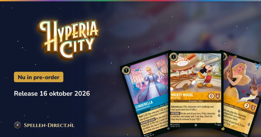 Hyperia City: Vorbestellung des neuen Lorcana Sets ist offen