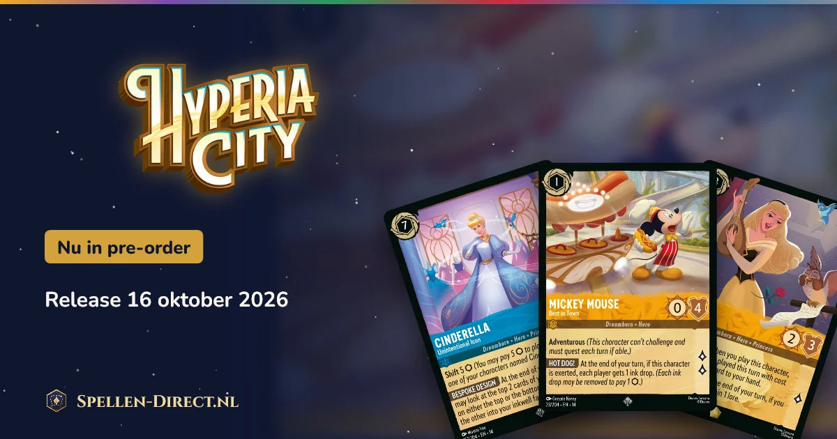 Hyperia City: pre-orders for the new Lorcana set are open